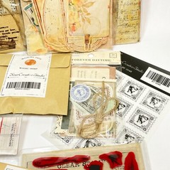 Ephemera Stationery supplies Junk Journals Scrapbooks Art Themed Collage, Box #1