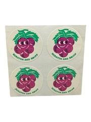 Vintage Matte CTP Creative Teaching Press Scratch And Sniff Stickers Grape