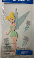 Disney Tinker Bell Glitter Stickers Flowers Jolee’s Boutique EK Success DJJ011