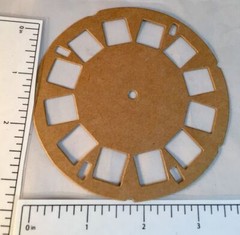 Tim Holtz Die Cuts * Picture Wheels * Set of 12 * White, Kraft or Chipboard