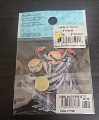 Do-Jiggies Embellishment Stickers Sailboat 3 pcs 2inch Marcel Schurman Creations