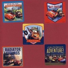 30 Disney Cars Assorted Large Stickers – Party Favors – Lightning McQueen