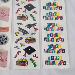 VINTAGE 1990s FMI Frances Meyer Stickers 4 Packages Scrapbooking Collection