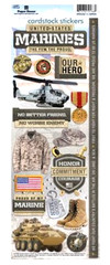 Marines U.S. United States Military Honor Courage Few Proud Paper House Stickers