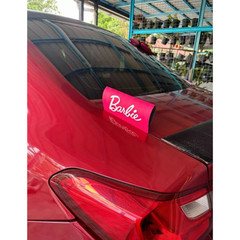 TAG YOUR CAR- Tag – Funny Car Stickers – Decal – Barbie Pink 6×8