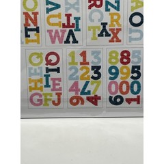 Me & My Big Ideas mambiSTICKS Alphabet Number Stickers 10 Sheets Multicolor NEW