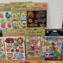 Sticker Lot of 15 packs Summer animals Easter cactus forest friends #3