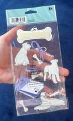 Schnauzer 3D Stickers Papercraft Scrapbooking Sealed Jolee’s Boutique Dog Breed
