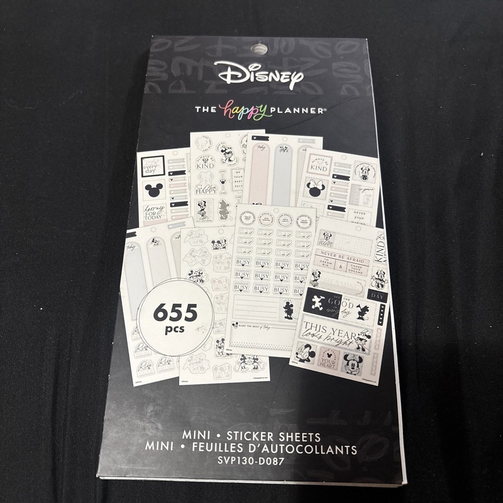 The Happy Planner Disney Mickey Mouse & Minnie Mouse Value Pack 655 pieces!