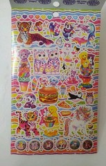 Lisa Frank Over 600 Stickers Book Rainbow Unicorn Panda Leopard NEW