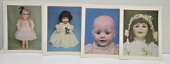 Vintage 1981 Byron Molds Baby Doll Note Cards Box of 20 with Envelopes S100