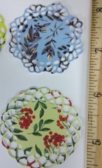 Minature Doilies LOT 30 hand punched scrapbooking embelishments card paper 1.5″