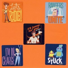 15 Toy Story Assorted – Large Stickers – Buzz Lightyear, Woody, Forky, Bo Peep