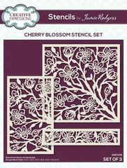 Creative Expressions STENCILS – CHERRY BLOSSOM SET – SET OF THREE