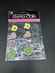 Provo Craft Third Dimension Stand-Outs Baby Diaper Pin Stickers Scrapbook Crafts