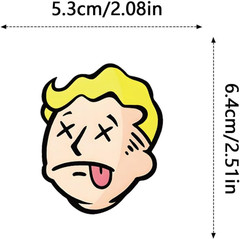 50Pcs Fallout Merchandise Stickers for Bottle, Laptop, Refrigerator