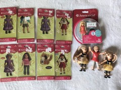 American Girl Bubble Stickers Sticker LotPack 8 And 3 Small Dolls And Lego Doll