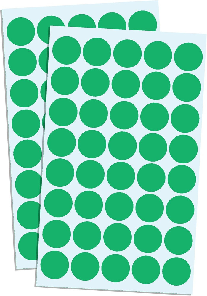 2000 Pack, 3/4″ round Dot Stickers Circle Labels – Green