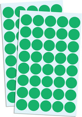2000 Pack, 3/4″ round Dot Stickers Circle Labels – Green