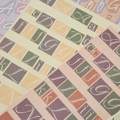 NEW Lot 27 Sheets NON-ADHESIVE Alphabet Punch Letter Numbers Multi-Color 12×12