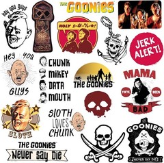 THE GOONIES VARIETY DIE CUT VINYL 50 CT STICKER PACK