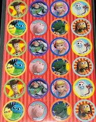 DISNEY TOY STORY 24 STICKERS✨🩵💛❤️💖💚✨6” X 4”✨VERY CUTE⭐️AWESOME✨💫