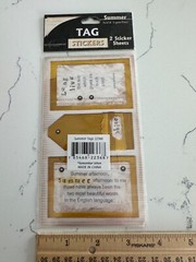 Memories Complete Remember When Summer Tag Stickers Shine Flower Scrapbooking