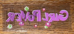 RARE Jolees Girl Power Title Flowers Scrapbook Stickers PLEASE READ DESCRIPTION!
