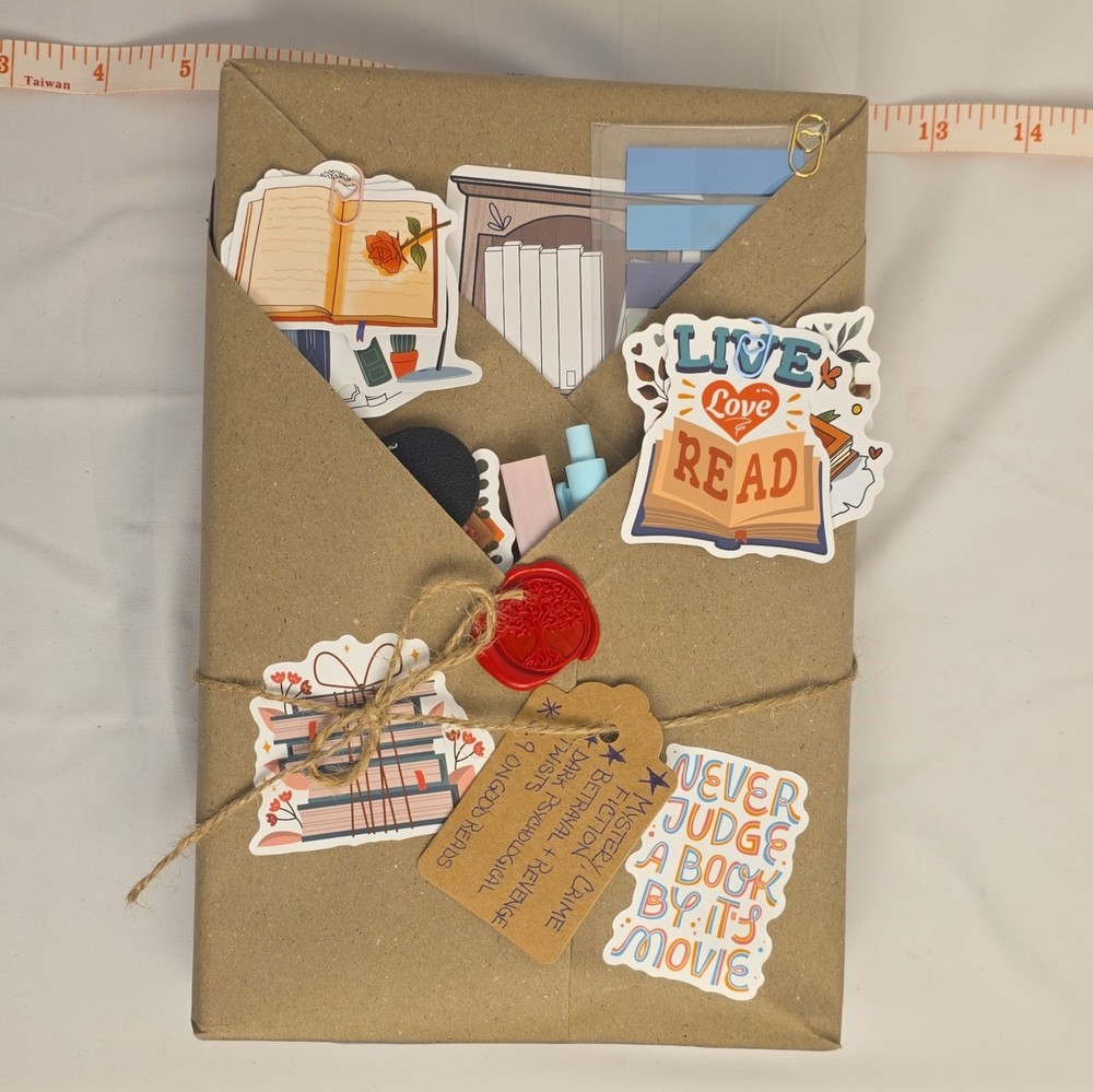 Mystery book & Reading-Themed Scrapbooking Sticker Set Lot, Multicolor 8