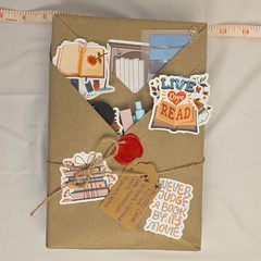 Mystery book & Reading-Themed Scrapbooking Sticker Set Lot, Multicolor 8