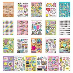 1500+ Stickers Kawaii Y2K Sticker Book with Positivity Quotes Sweet Treats Un…