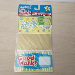 Art Skills Reward Sticker Scratch Off Lot Of 3 Teacher Student Merit Award Cards