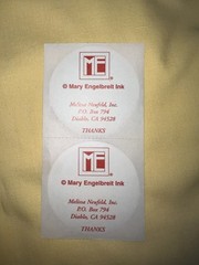 Two Mary Engelbreit Ink Stickers Oh No Girl Vintage
