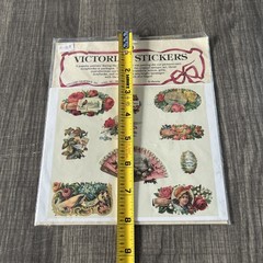 Gallery Graphics Victorian Stickers 2 Sets of 4 Roses Flowers Birds 8 Sheets