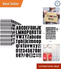 High-Quality 810-Piece Alphabet & Number Sticker Set – Perfect for DIY Projects
