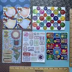 Vintage 80s 90s Y2K Sticker Partials & Singles Various Brands Years Sanrio Lot
