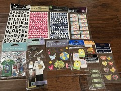 Lot Of 11 Vinatge Jolees’s Boutique Dimensional Travel Sports Doctor Stickers