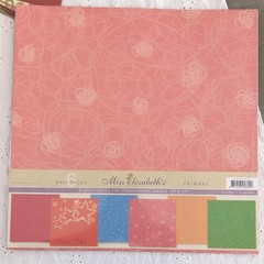 Miss Elizabeth’s Easy Pages 12″x12″ Scrapbooking Paper Pack Lot