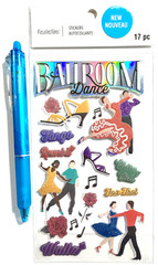 Ballroom Dancing Stickers Scrapbooking Card Making Craft Recollections