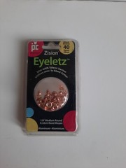 VTG Provo craft 1/8″ Medium Round= 1 Pack Of about 40 Eyeletz metallic.