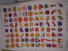 Lot of 26 Sheets Miscellaneous scrapbook Stickers embellishments scissors READ