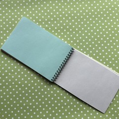 Vintage 80s 90s Hambly Notepad Studios Music Note Mirror Foil mini notebook
