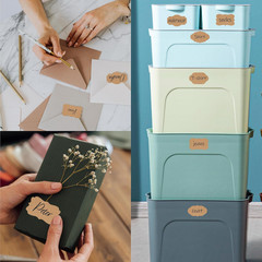 600 PCS Kraft Paper Stickers, 6 Fancy Shapes Labels Self Adhesive Blank Stick…