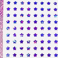 0.2 inch Holographic Sparkle Star Stickers! – **VERY TINY** – Choose a Color!