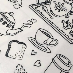 5 Mrs Grossmans Tea Pen Ink Stickers Iced Teapot Teatime Bag Crumpets Boil Cup