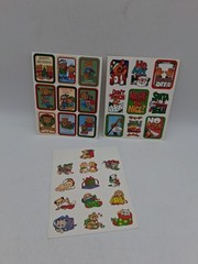 Vintage Christmas Sticker Sheets Lot of 3 Paper Magic
