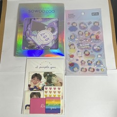 Used BTS 2021 Muster Sowoozoo Stickers BT21 Chimmy Dream Sheet RM Photocard Lot