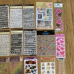 Lot Of 18 NOS Vintage Pkgs Of Stickers Asst Brands + Themes #5