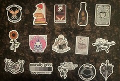 Dark Romance Reading Stickers Set Of 15