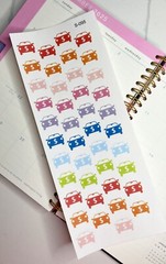 Gas Pump, Gas Refill Reminder, Car Fueling:Handmake Erin Condren Planner Sticker